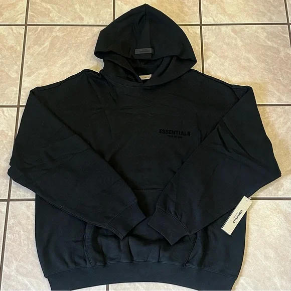 Fear of God Essentials Hoodie Pullover Stretch Limo - Picture 4 of 11